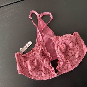 Pink lace Victoria Secret bralette